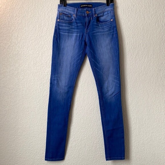 EXPRESS Blue Skinny Jeans